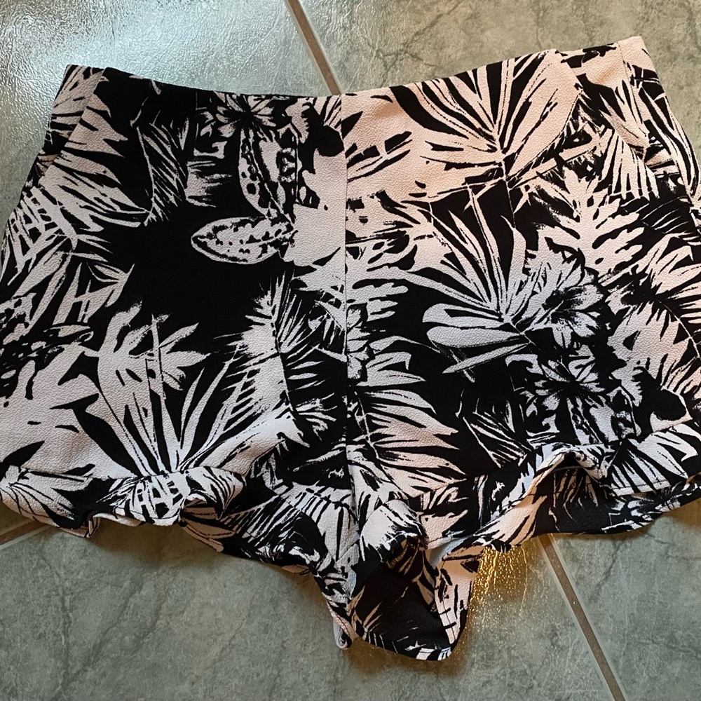 Forever 21 Floral Beach Shorts